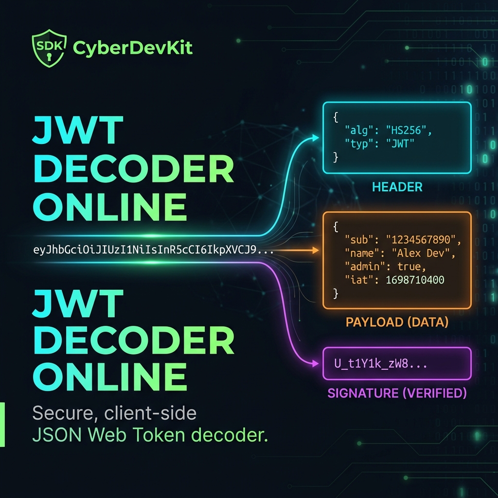 JSON Web Token (JWT) Decoder — CyberDevKit